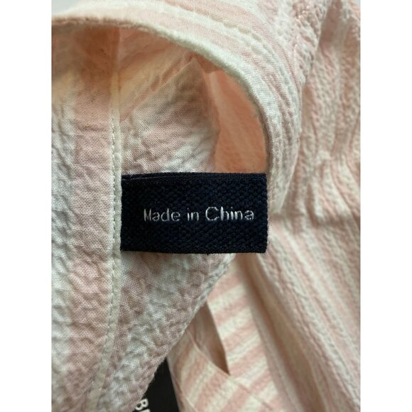 NWT Veronica Beard Avella Ruffled Striped Seersucker Mini Dress Size 12 - Picture 9 of 12